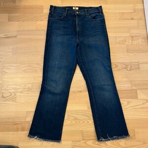 MOTHER Dark Blue Flare Jeans